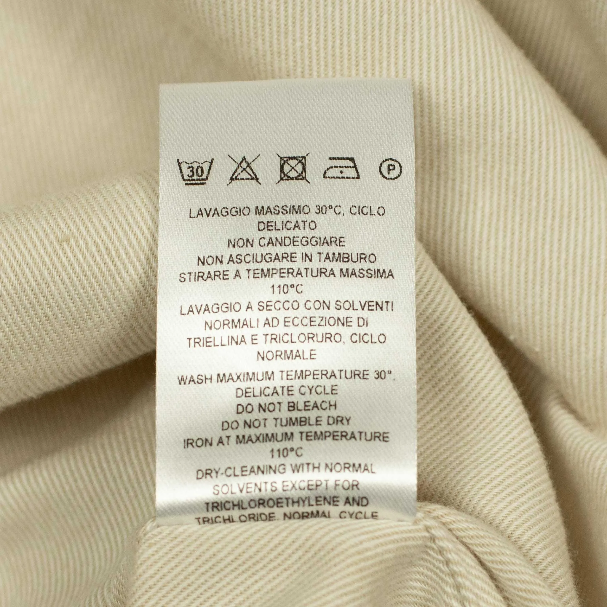 Aariosto western shirt is marzipan cotton twill flannel